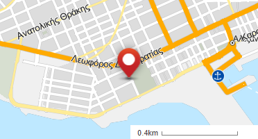 Location of business on map