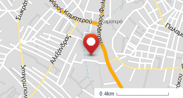 Location of business on map