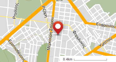 Location of business on map