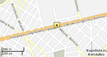 Location of business on map