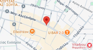 Location of business on map