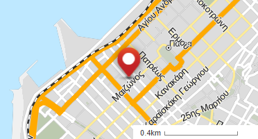 Location of business on map