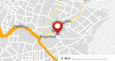 Location of business on map