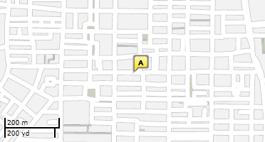 Location of business on map