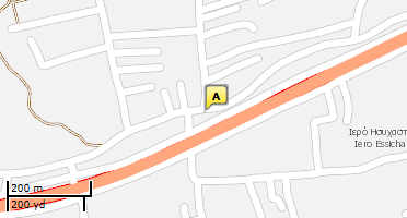 Location of business on map