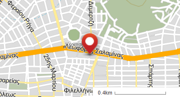 Location of business on map