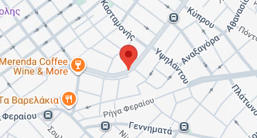 Location of business on map