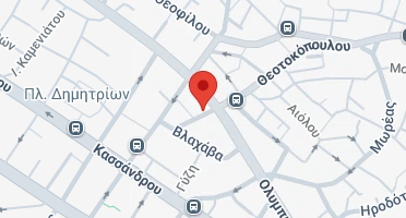 Location of business on map