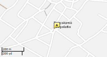 Location of business on map