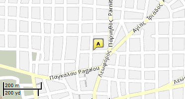 Location of business on map
