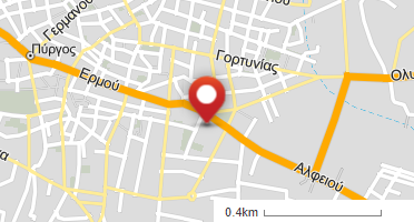 Location of business on map