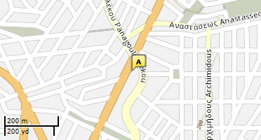 Location of business on map
