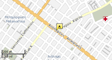 Location of business on map