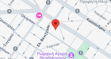 Location of business on map