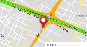 Location of business on map