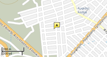 Location of business on map