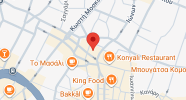 Location of business on map
