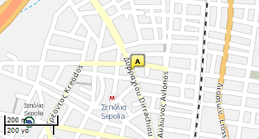 Location of business on map