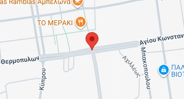 Location of business on map