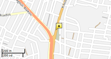 Location of business on map