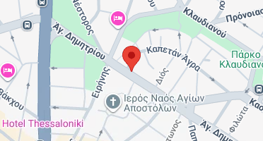 Location of business on map