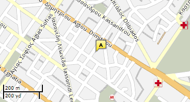 Χάρτης και σημείο της επιχείρησης