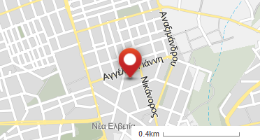 Location of business on map