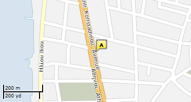 Location of business on map