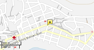 Location of business on map