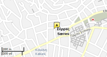Χάρτης και σημείο της επιχείρησης