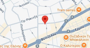 Location of business on map