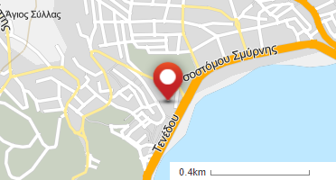 Location of business on map