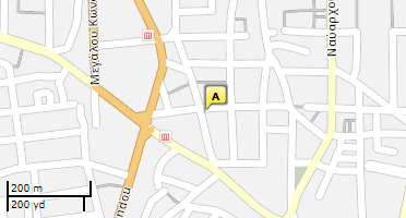 Location of business on map