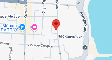 Location of business on map