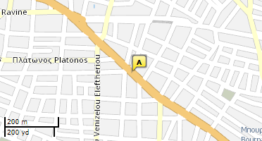 Location of business on map