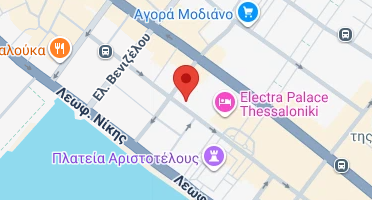 Location of business on map
