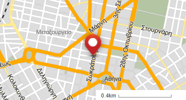 Location of business on map