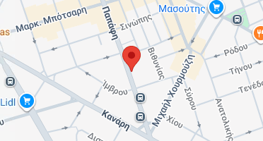 Location of business on map