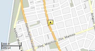 Location of business on map