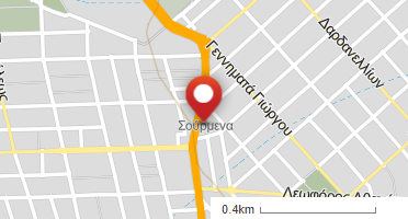 Location of business on map