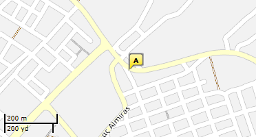 Location of business on map