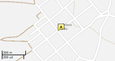 Location of business on map