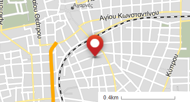 Location of business on map