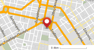 Location of business on map