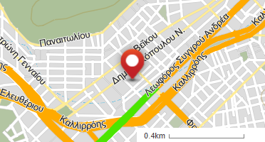 Location of business on map