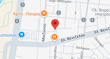 Location of business on map