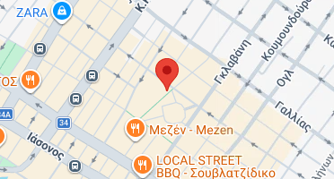 Location of business on map