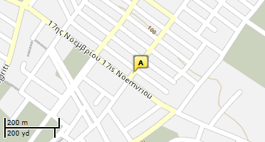 Location of business on map