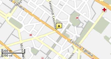 Location of business on map