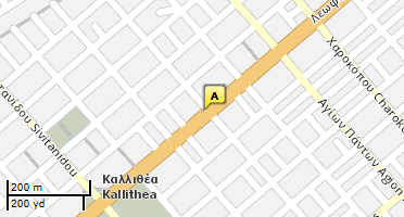 Location of business on map